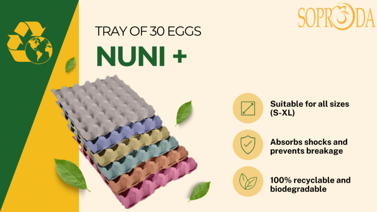 NUNI+ Tray : The Ideal Solution for Transporting and Packaging Your Eggs!