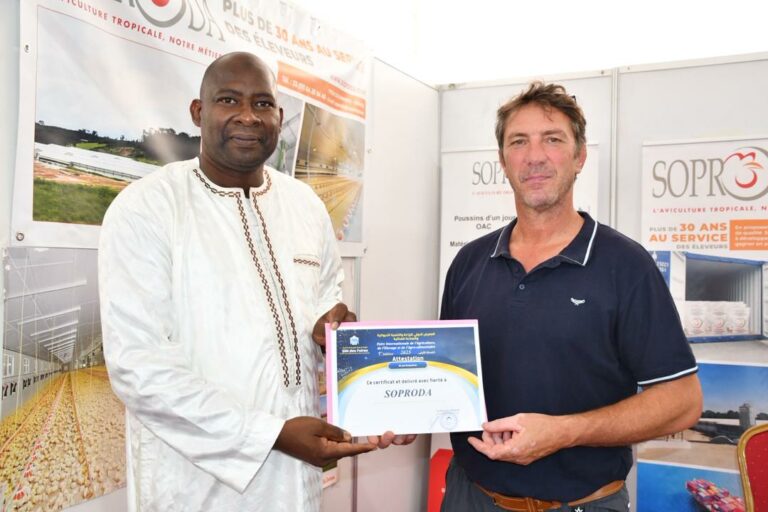 SOPRODA à la 1ʳᵉ Foire Internationale de l’Agriculture, de l’Élevage et de l’Agroalimentaire – Mauritanie 2025